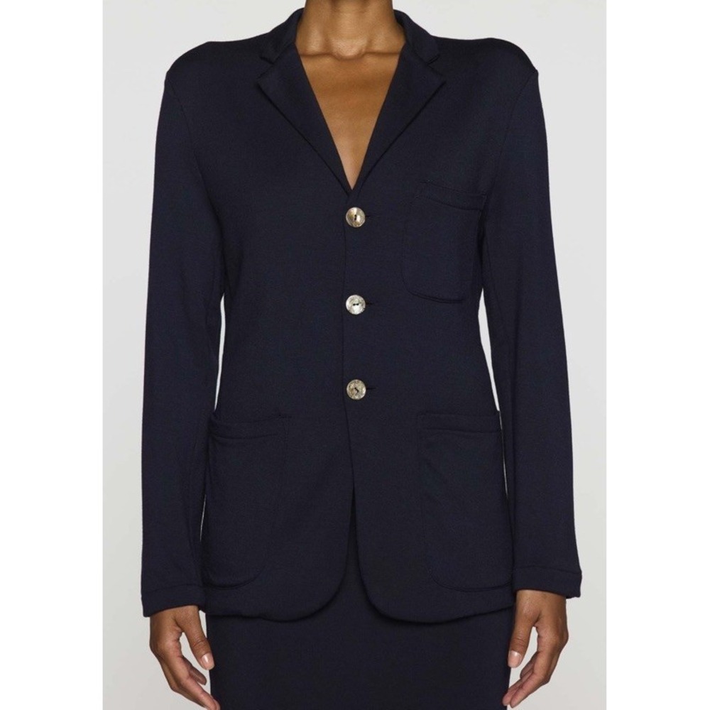 Classic Navy Women's Blazer Jacket